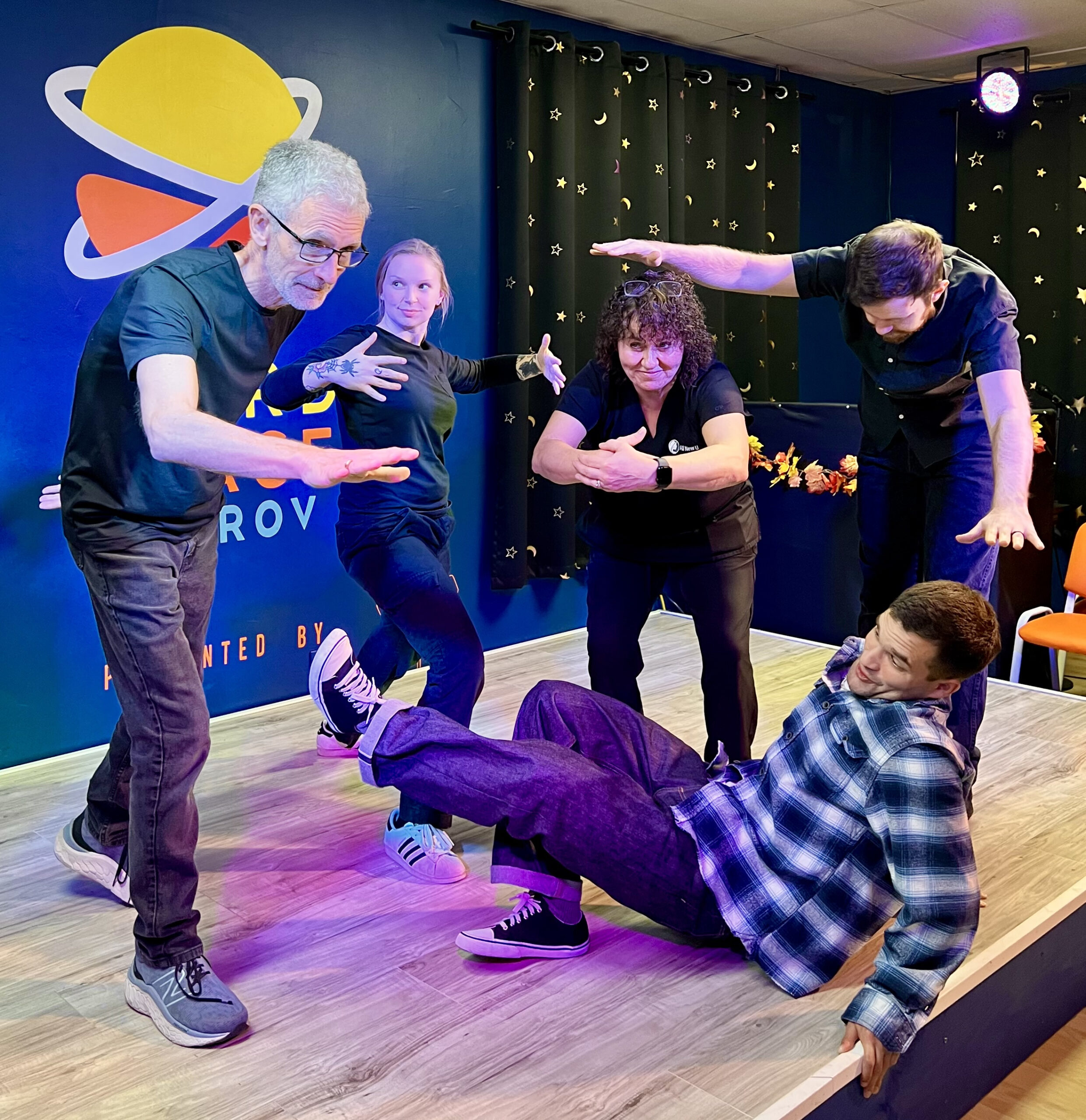 St. Augustine improv class in action