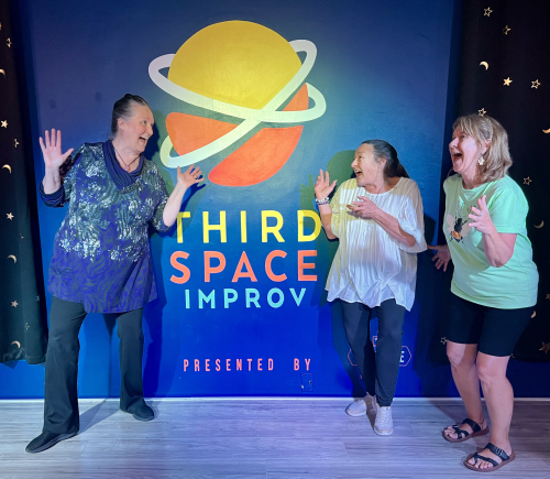 Laughing at Third Space Improv