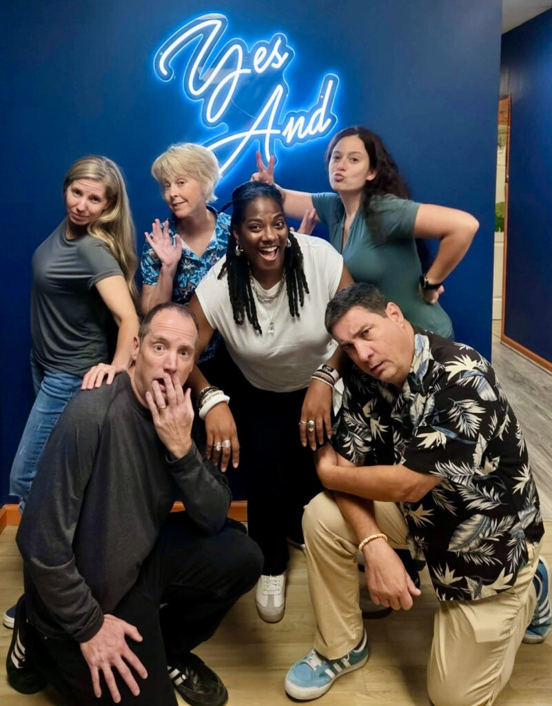 New friends at Third Space Improv